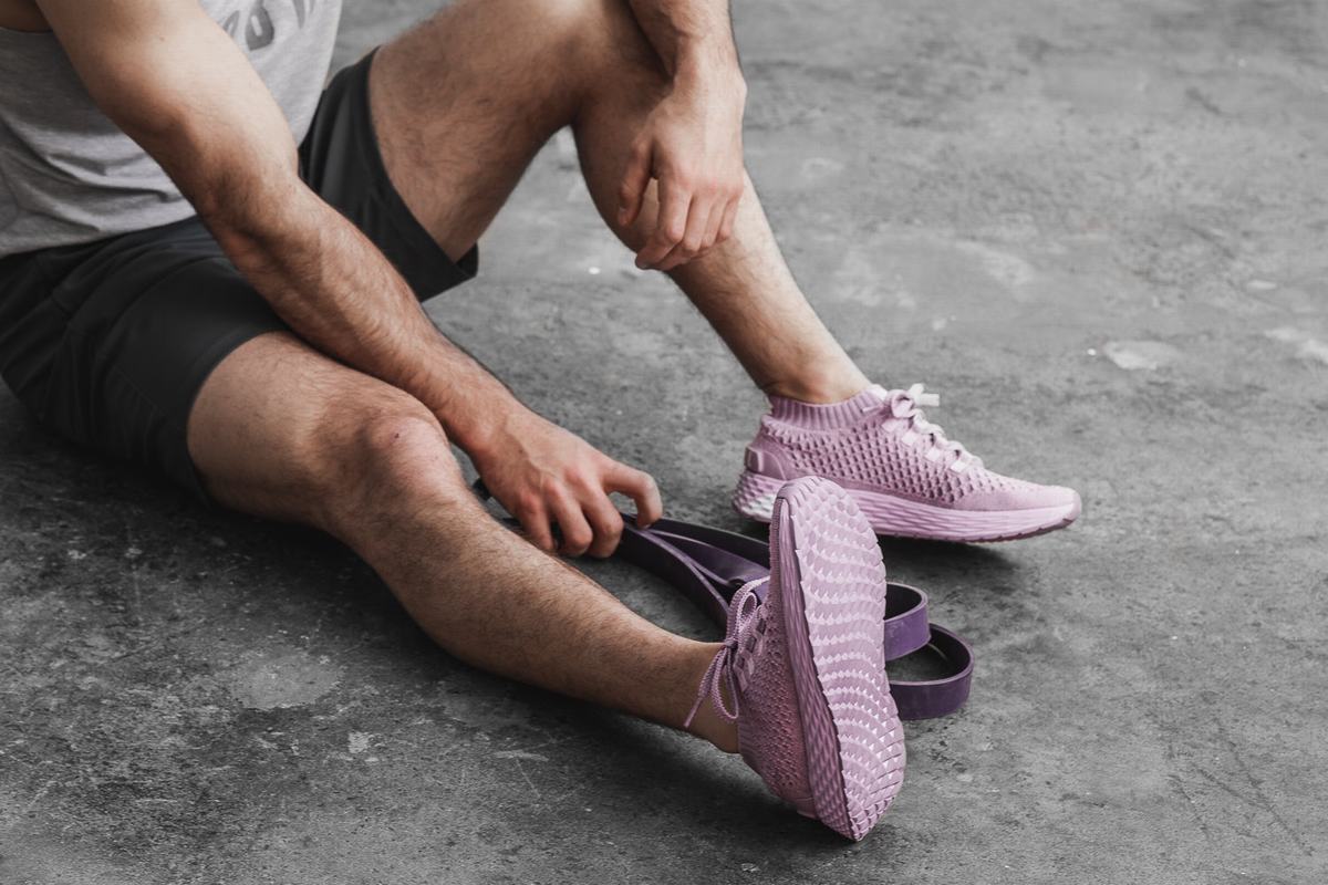 Nobull Knit Runner Men's Running Shoes Purple | Australia (GO8269)